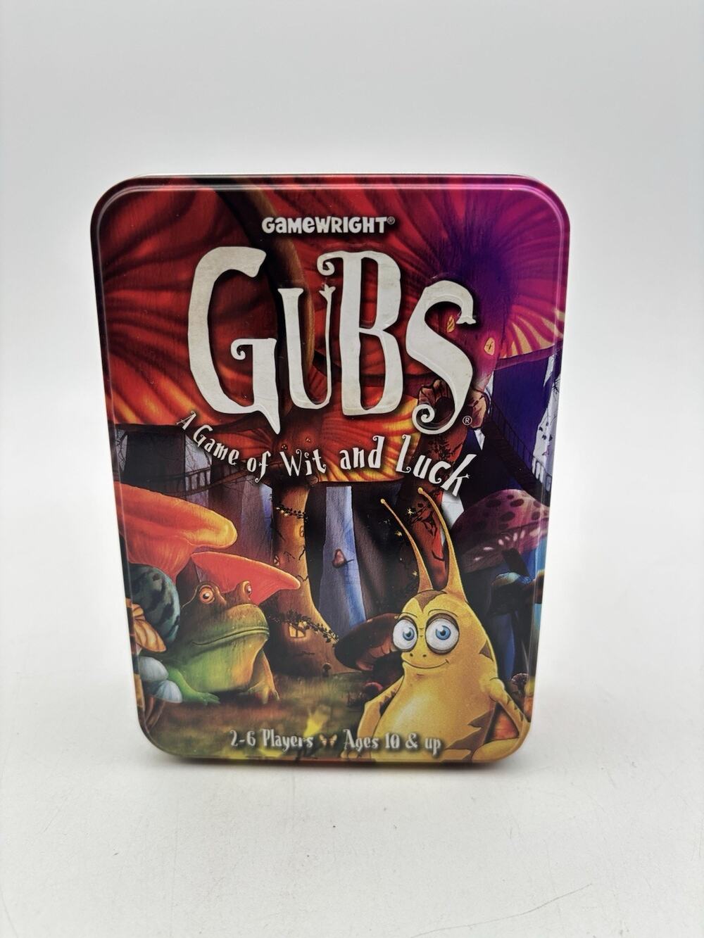 2011 GUBS Game Wit Luck Gamewright Complete Tin Complete Very Good Condition
